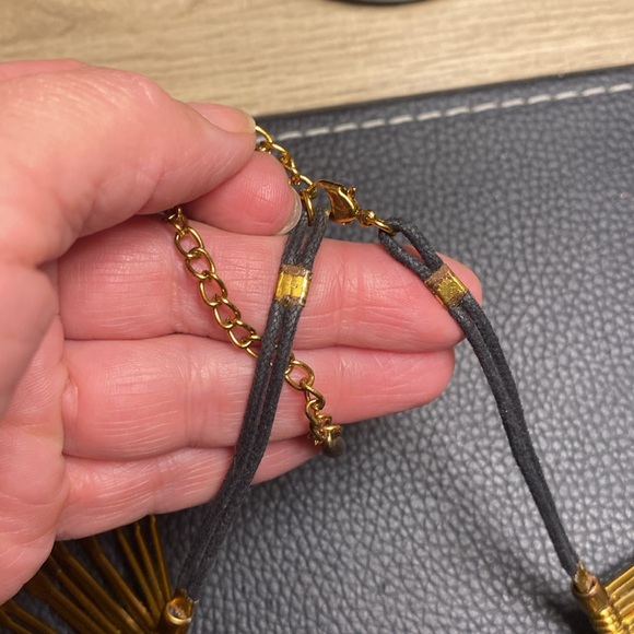 Vintage bib style necklace - Picture 2 of 4